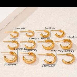 Chic Gold Hoop Earrings Collection